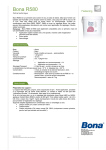 Fiche Technique Bona R580