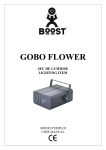 Jeu de luumière Gobo Flower Boost