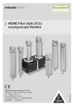 HEINE Fiber Optic (F.O.) Laryngoscope Handles