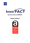 Mode d`emploi ImmPACT Amiante 2013 MDR 22 01 2013