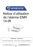 Notice d`utilisation de l`alarme EMR 14-IR