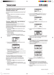 DR-680 - Tascam