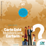 Carte Gold MasterCard Cartwin - Crédit agricole Centre-est