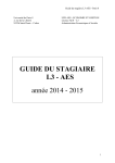 stages - UFR AES - Université Paris 8
