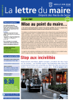 Mise au point du maire&hellip; Stop aux incivilit&eacute;s