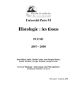 Histologie : les tissus - Des conseils pour le BAC