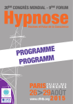programme programm - Confédération Francophone d`Hypnose et