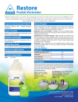 Restore - Fiche de produit