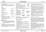 Mode d`emploi Rasoir électrique