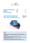 Gebrauchsanleitung Manual Mode d`emploi rauchsanleitung e d