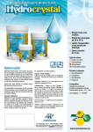 Hydrocrystal R&eacute;tenteur d`eau pour terraux & sols