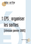 EPS : organiser les sorties