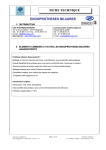 fiche technique endoprotheses biliaires