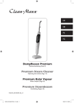 Dampfbesen Premium Premium Steam Cleaner Premium Balai