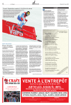VENTE À L`ENTREPÔT - Fédération Suisse de Ski de Vitesse