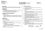 FILOSTRIP REF. 2500100 Instructions d`utilisation