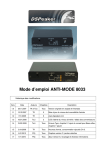 Mode d`emploi ANTIMODE 8033