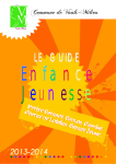 Guide Enfance Jeunesse 2013-2014