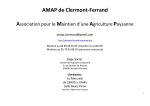 AMAP de Clermont-Ferrand Saint