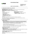 MSDS No: Bedlam&reg; (CANADA)(FRENCH)