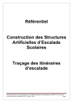 Référentiel Construction des Structures Artificielles d`Escalade