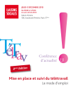 Mise en place et suivi du t&eacute;l&eacute;travail
