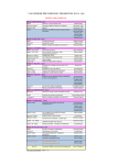 CALENDRIER PREVISIONNEL PROMOTION 2015