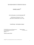 RENSEIGNEMENTS TH&Eacute;RAPEUTIQUES
