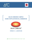 BILAN CARBONE® CAMPUS GUIDE D