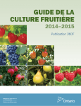 Guide de la culture fruitière 2014-2015