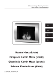 Kamin Maxx (klein) Fireplace Kamin Maxx (small) Chemin&eacute;e Kamin