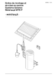 Notice de montage et de mise en service Système Solaires