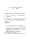TP 1 : Initiation à l`environnement Caml (CPP – 1re année)