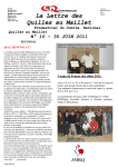 Lettre juin 2011 - Quilles au Maillet