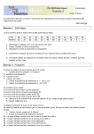 DS Math&eacute;matiques Premi&egrave;re S