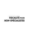 FISCALITÉPOUR NON-SPÉCIALISTES