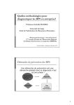 Quelles méthodologies pour diagnostiquer les