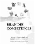 Bilan des compétences PAMT – Préposée d`aide à domicile 1