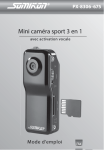 Mini caméra sport 3 en 1