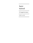 Suivi tutoral - Département Universitaire de Médecine Générale de