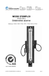 D&eacute;bitm&egrave;tre &agrave; flotteur avec alarme