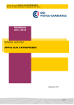 Schéma sectoriel APPUI AUX ENTREPRISES - CCI Poitou