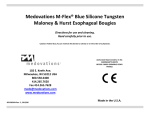Medovations M-Flex&reg; Blue Silicone Tungsten Maloney & Hurst