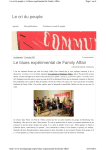 Le cri du peuple Le blues exp&eacute;rimental de Family Affair