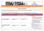 Janvier à juin 2014 - Maison de l`emploi (MDE) du pays de