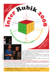 Le g rand tournoi interscolaire Rubik`s C ube