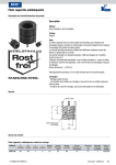 Fiche technique K0401 Filets rapportés autobloquants