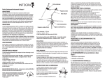 INSTRUCTIONS POUR LE D&Eacute;MONTAGE Porte