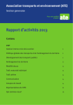 Rapport d`activités 2013 - ATE Association transports et