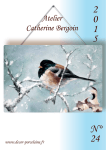 Catalogue 2015 - Atelier Catherine Bergoin